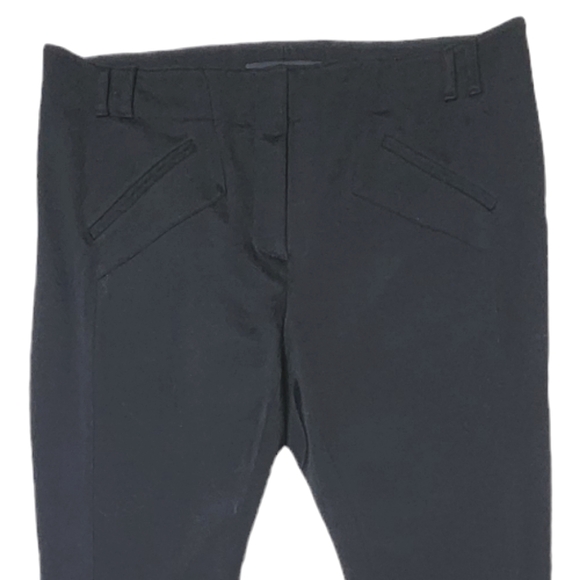 Alexander Wang Zippered Hem Stretch Office Outing Leggings sz 8 black - Picture 4 of 10
